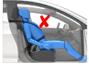 Examples of Correct and Incorrect Seating Positions