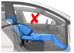 Examples of Correct and Incorrect Seating Positions