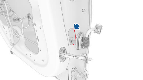 Harness - Door - Rear - LH (Remove and Replace)