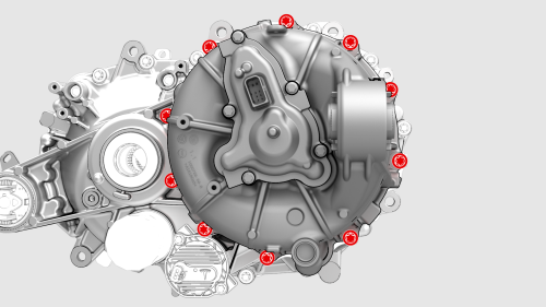 Gearbox - Rear Drive Unit (Remove and Replace)