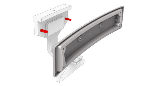 Bracket - License Plate - Front (EMEA) (Retrofit using Jig)