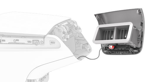 Panel - Air Vent - Center Console (Remove and Replace)