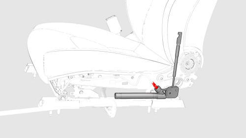 Pretensioner - Outboard Lap - 1st Row - LH (Remove and Replace)