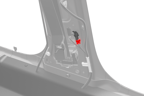 Sensor - Airbag - B-Pillar - LH (Remove and Replace)