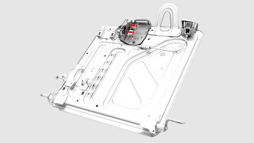 Latch - Seat Back - 2nd Row - LH (Remove and Replace)