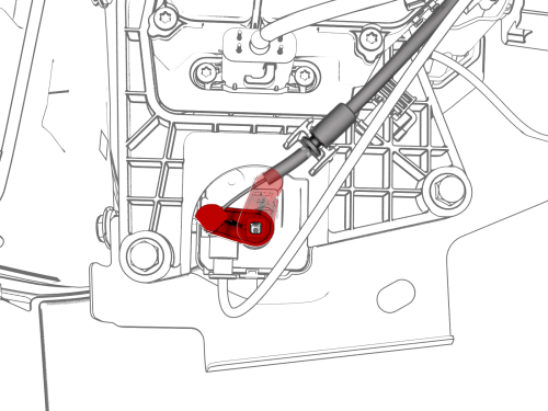 Latch Actuator - Charge Port - Install