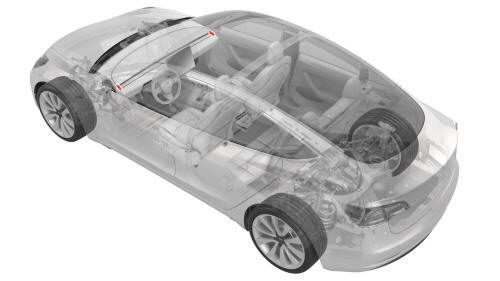 Check Base - Sun Visor - Driver (Remove and Replace)