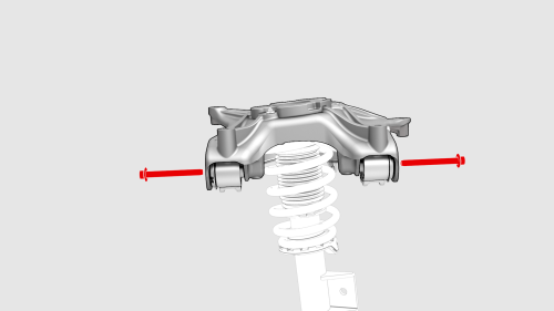 Front Upper Control Arm (FUCA) Mount - LH - Remove