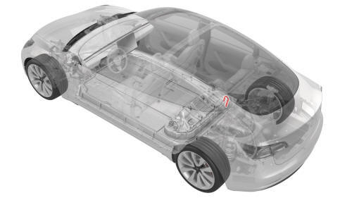 Tube - Output - Coolant - Power Conversion System (Remove and Replace)