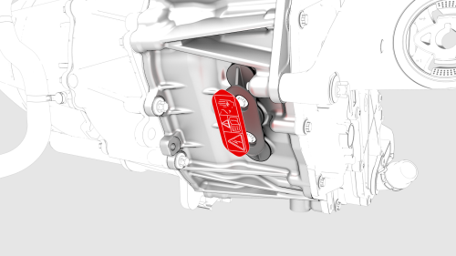 Inverter - Rear Drive Unit - Remove