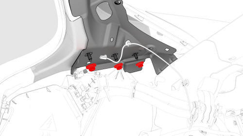 Hinge - Trunk - LH (Remove and Replace)