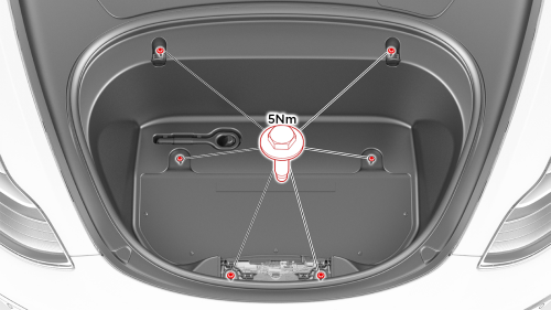 Underhood Storage Unit (Remove and Replace)- Install