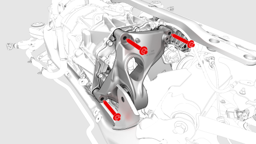 Mount - Rear Drive Unit - LH (Remove and Replace)