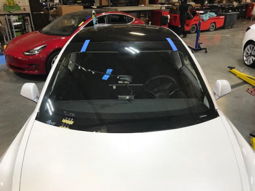 Windshield (Remove and Install)- Install