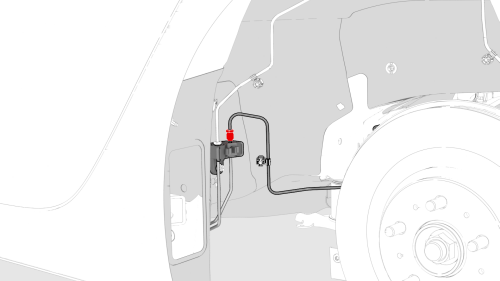 Brake Lines - Rear - RH to Sill (Remove and Replace)