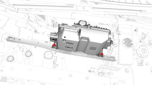 Beam - 12V Battery (RWD) - Install