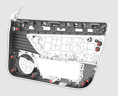 Trim Panel Clip Locations