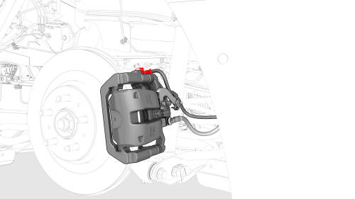 Release Parking Brake Using Special Tool