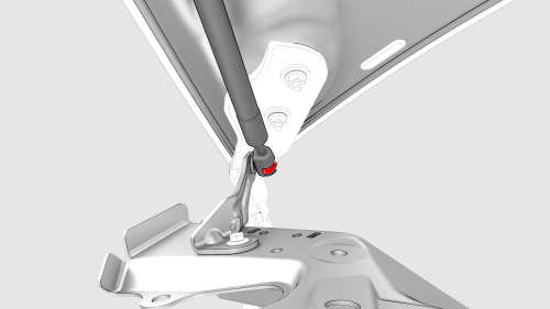 Gas Strut - Hood - LH (Remove and Replace)