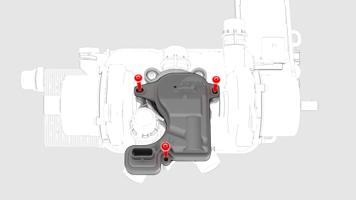 Actuator - 5-Way Valve (RWD) (Remove and Replace)