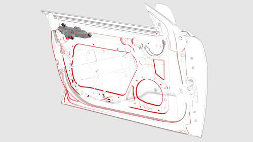 Handle - Exterior Release - Door - Front - LH (Remove and Replace)