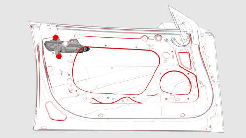 Handle - Exterior Release - Door - Front - LH (Adjust)