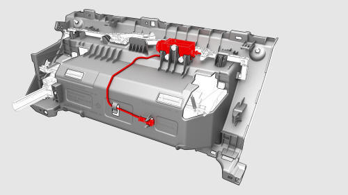 Solenoid - Glove Box (Remove and Replace)