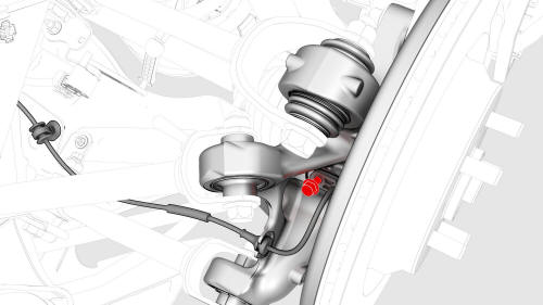 Knuckle - Suspension - Rear - LH - Install