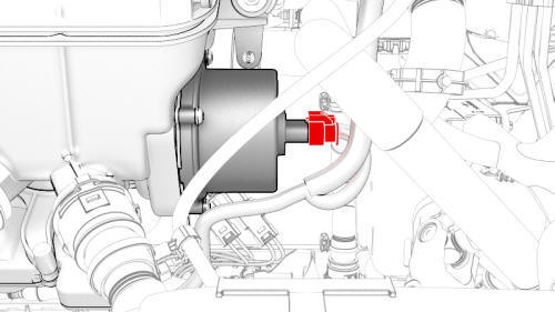 Coolant Pump - HV Battery- Remove 