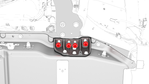 HV Battery (RWD) - Remove