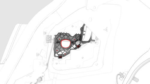 Door Assembly - Charge Port (NA) - Remove