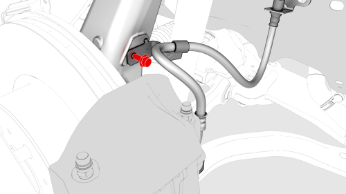 Halfshaft - Front Drive Unit - LH - Remove