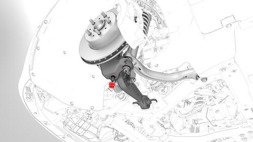 Knuckle - Suspension - Front - LH (RWD) (Remove and Replace)