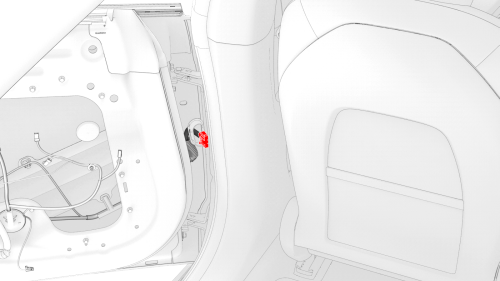 Harness - Door - Rear - LH (Remove and Replace)