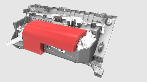 Solenoid - Glove Box (Remove and Replace)