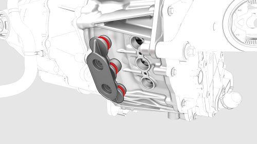 Inverter - Rear Drive Unit - Remove