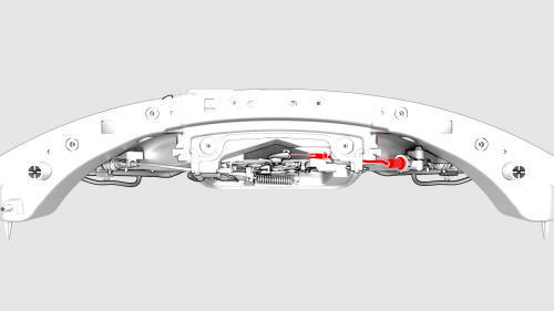 Actuator - Latch - Hood - Secondary (Remove and Replace)- Install