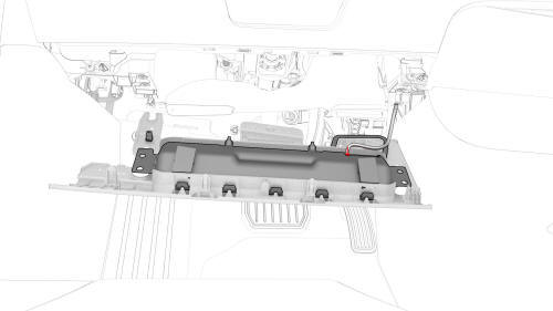 Airbag - Knee - Driver (Remove and Install)