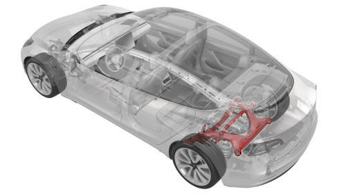 Subframe Assembly - Rear (Remove and Replace)