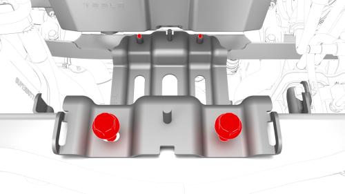 Bracket - 12V Battery (RWD) -Install