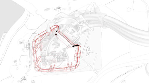 Harness - Charge Port to HV Battery (Three-Phase) - Remove