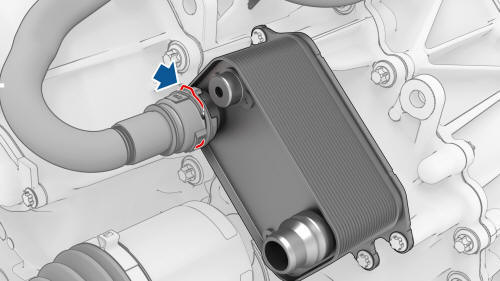 Heat Exchanger - Front Drive Unit (Remove and Replace)