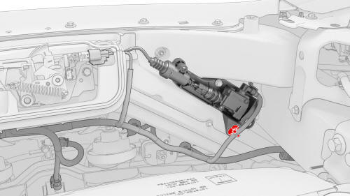Actuator - Latch - Hood - Secondary (Remove and Replace)- Install