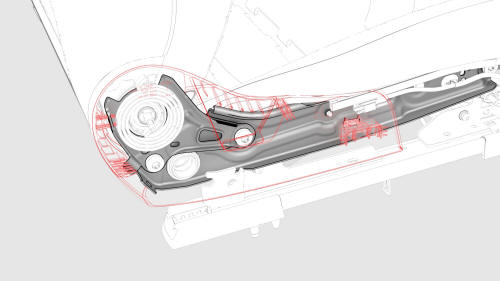 Foam - Backrest - Driver Seat (Remove and Replace)- Remove 