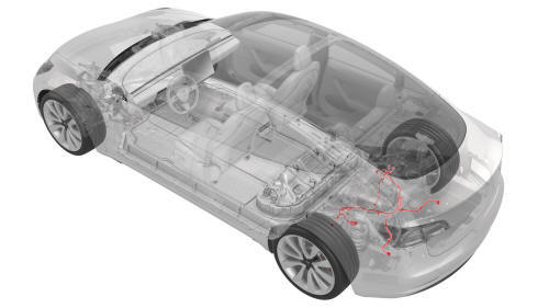 Harness - Subframe - Rear (Remove and Replace)