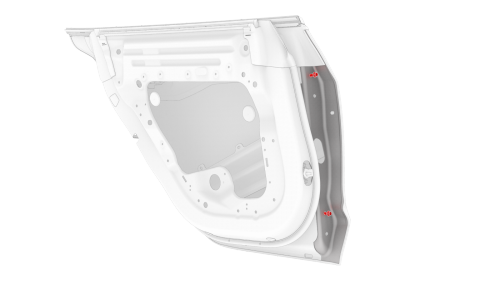 Door - Rear - LH (Remove and Replace)- Install