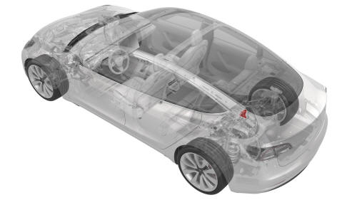 Sensor - Rear Motor - Speed (Remove and Replace)