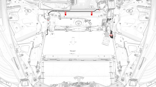 Brake Lines - 4 Tube Bundle - ABS to Wheels - Remove