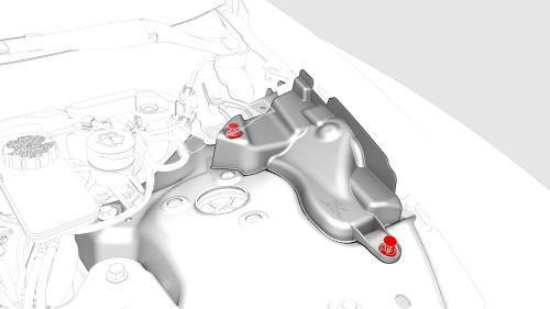 Spring and Damper Assembly - Front - LH - Install