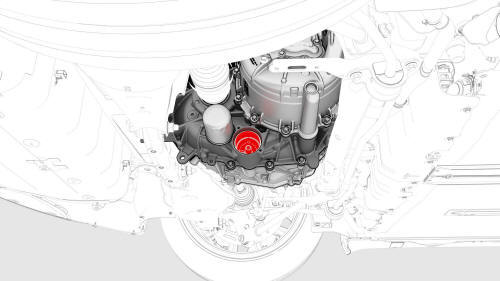 Oil Screen - Rear Drive Unit (Remove and Replace)